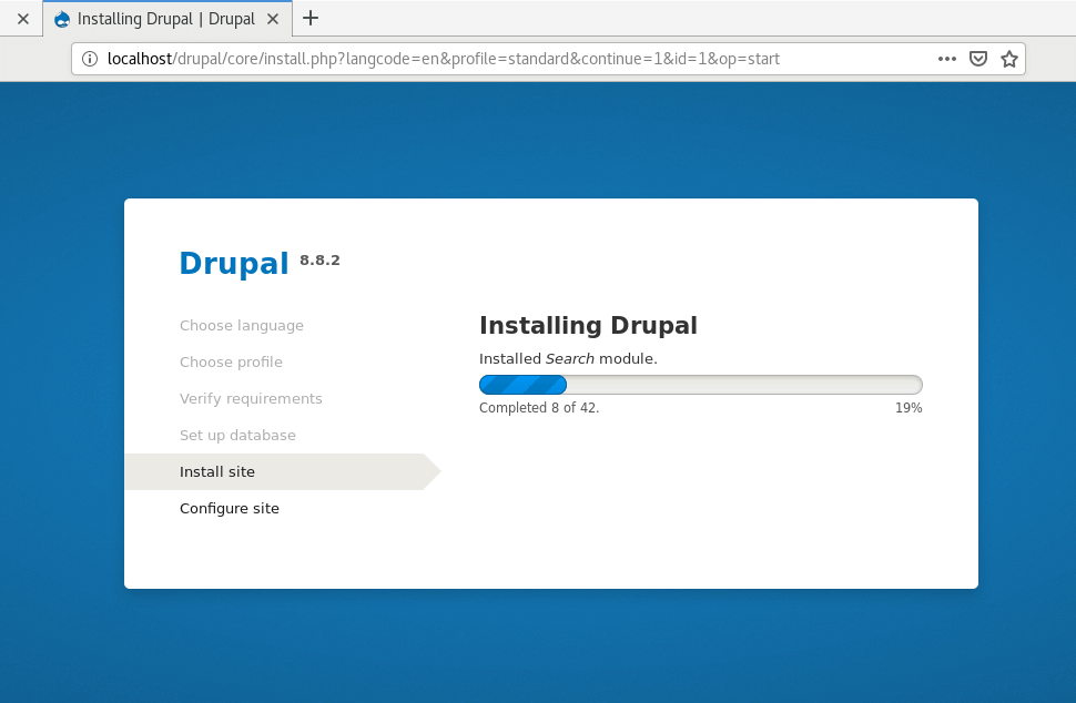 Drupal Installation on CentOS 8