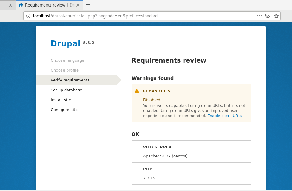 Drupal Requirements Review