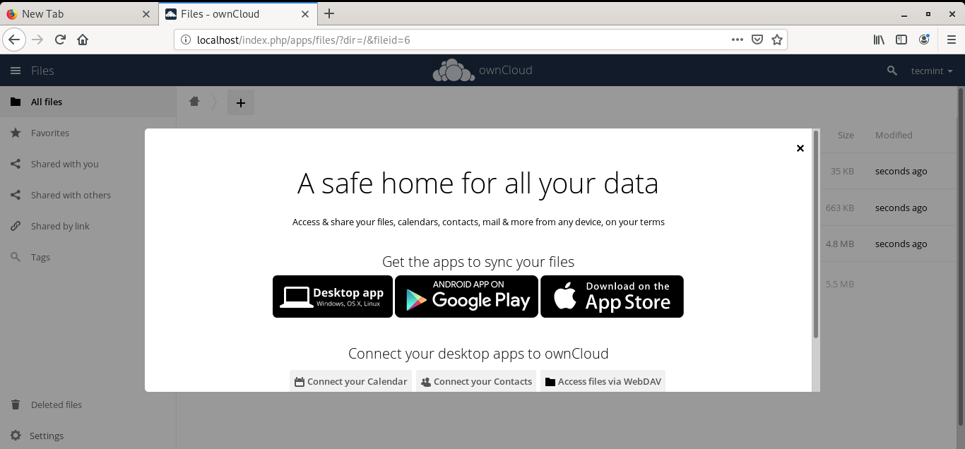 OwnCloud Device Apps