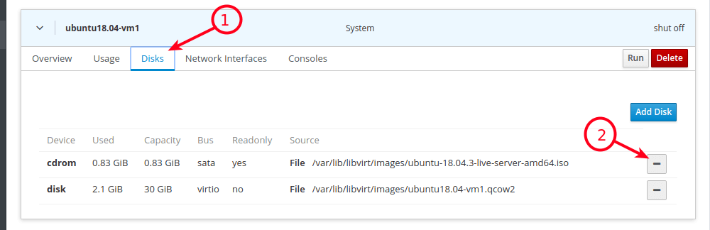 Detach Cdrom After VM Installation