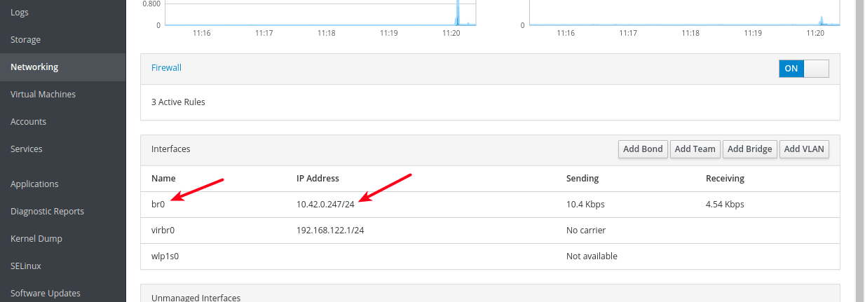 New Network Bridge Interface