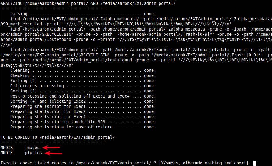 Sync New Changes in Linux