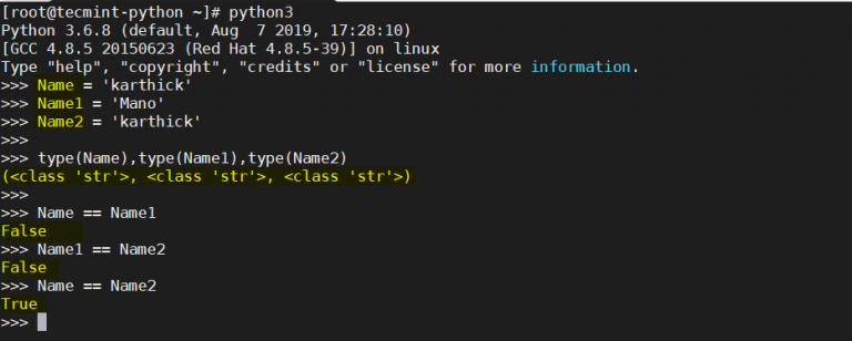 Learn Python Identity Operator and Difference Between "==" and "IS ...
