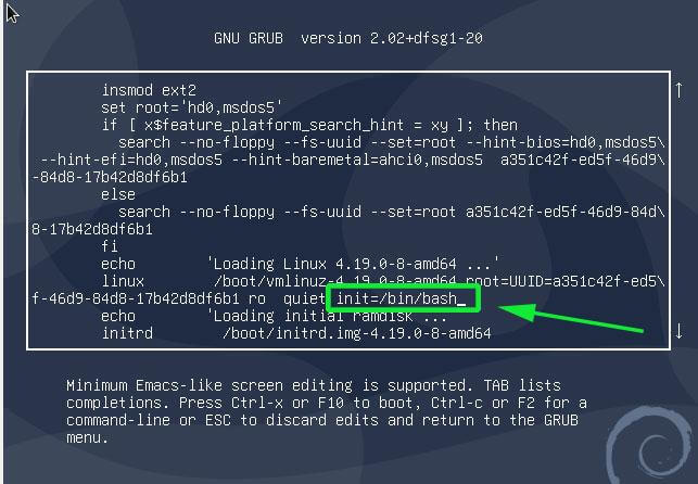 Grub Kernel Parameters