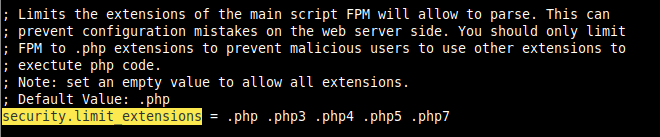  Limitar ejecuciones de extensiones PHP 