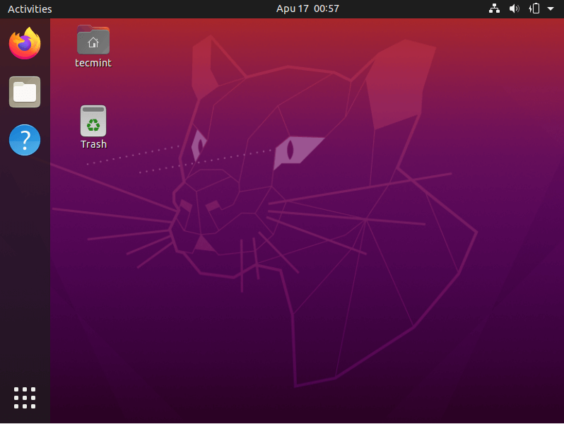 Ubuntu 20.04 Login