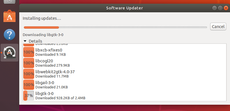 Installing Ubuntu Updates