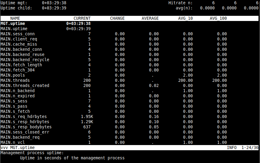 Show Varnish Statistics