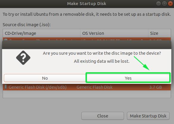 Initialize USB Bootable Drive Creation