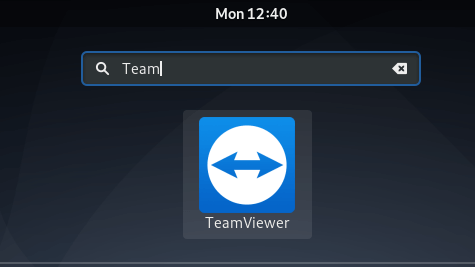 Launching TeamViewer