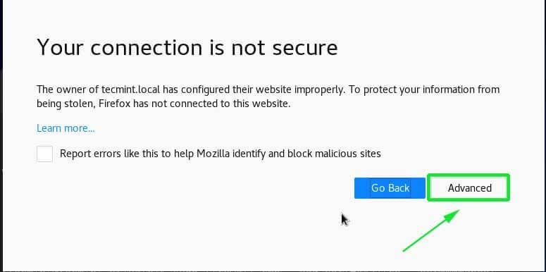 Proceed SSL Certificate Warnings