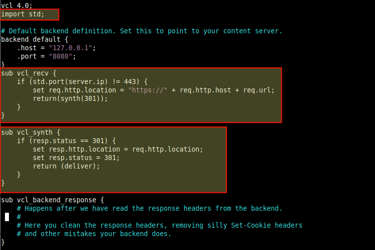 Configure Hitch to Redirect HTTP to HTTPS