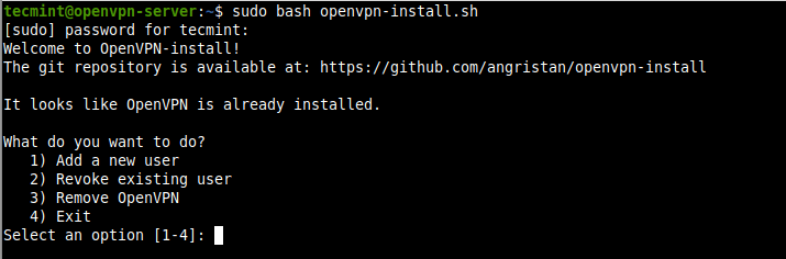 Remove OpenVPN in Ubuntu