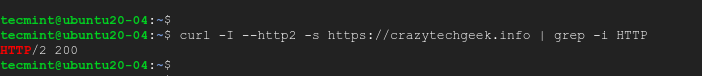 Verifique la compatibilidad con HTTP/2 en Apache 