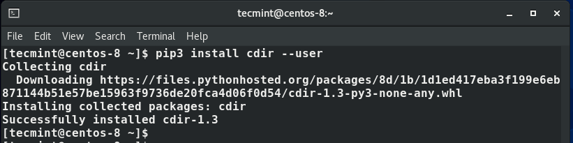  Instalar herramienta CDIR en Linux 