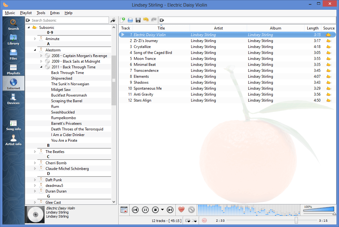 Clementine Music Player