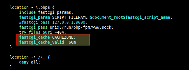 Define Caching Zone and Time