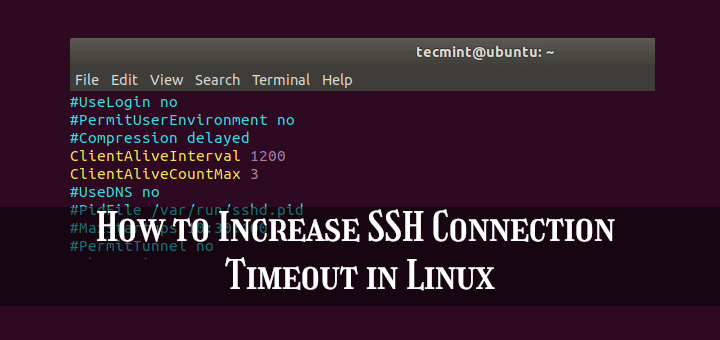 Increase SSH Connection Timeout