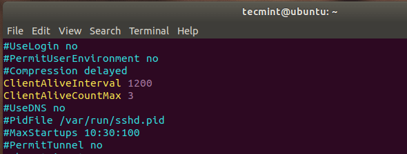 Increase SSH Timeout