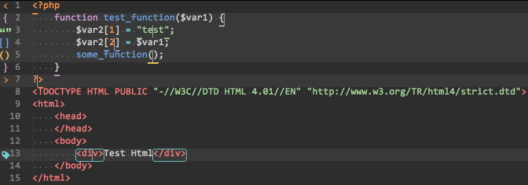 Install Bracket Highlighter for Sublime