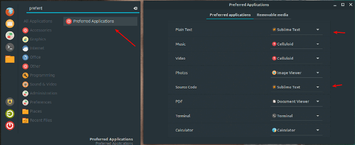 Set Sublime Editor as Default