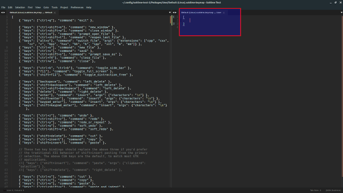 Sublime Shortcuts