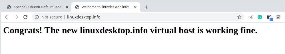 Check Virtual Host in Apache