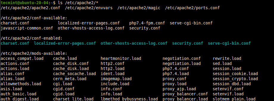 Conf configuration