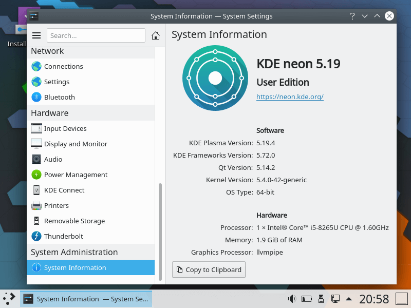 KDE Neon