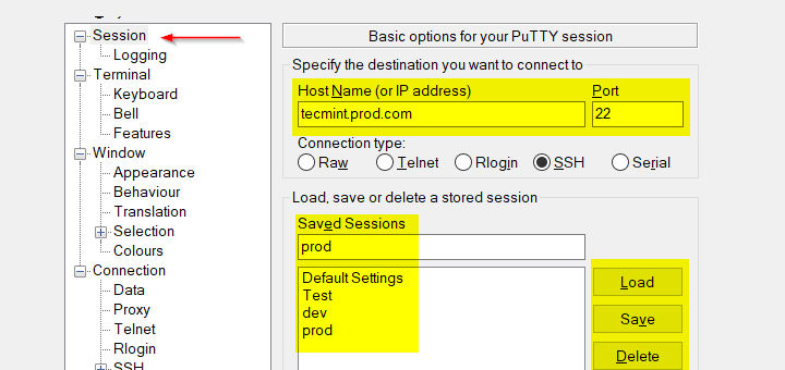 Putty: Simple trick to log all session output by default