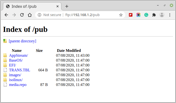 Verify FTP Directory