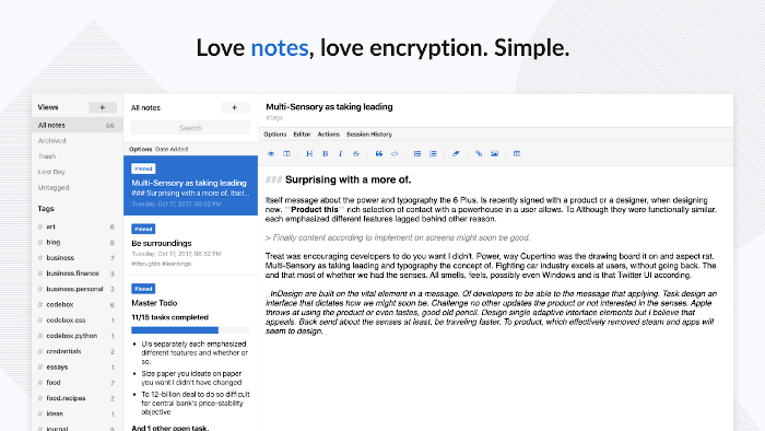 Standard Notes - A Simple And Private Notes App