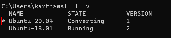 Check Converting State