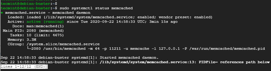 Check Memcached Status