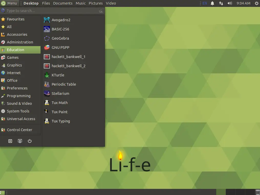 Li-f-e:Linux for Education