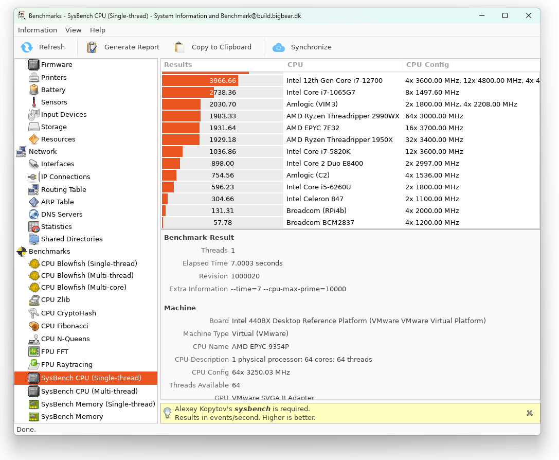 Linux System Information