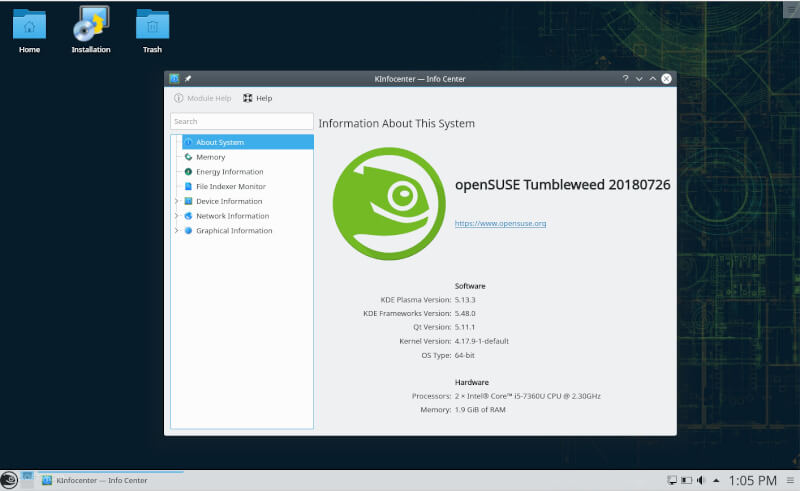 OpenSUSE TumbleWeed