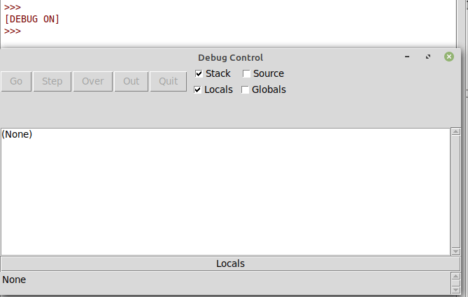 Python IDEL Debug