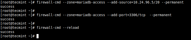 Open Port for Specific IP in Firewalld