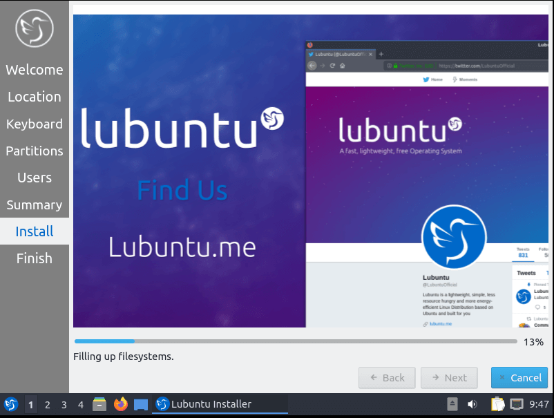 Lubuntu Installation