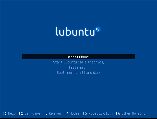 Start Lubuntu Installation