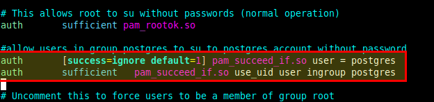 Configure PAM to Allow Running Su Command without Password