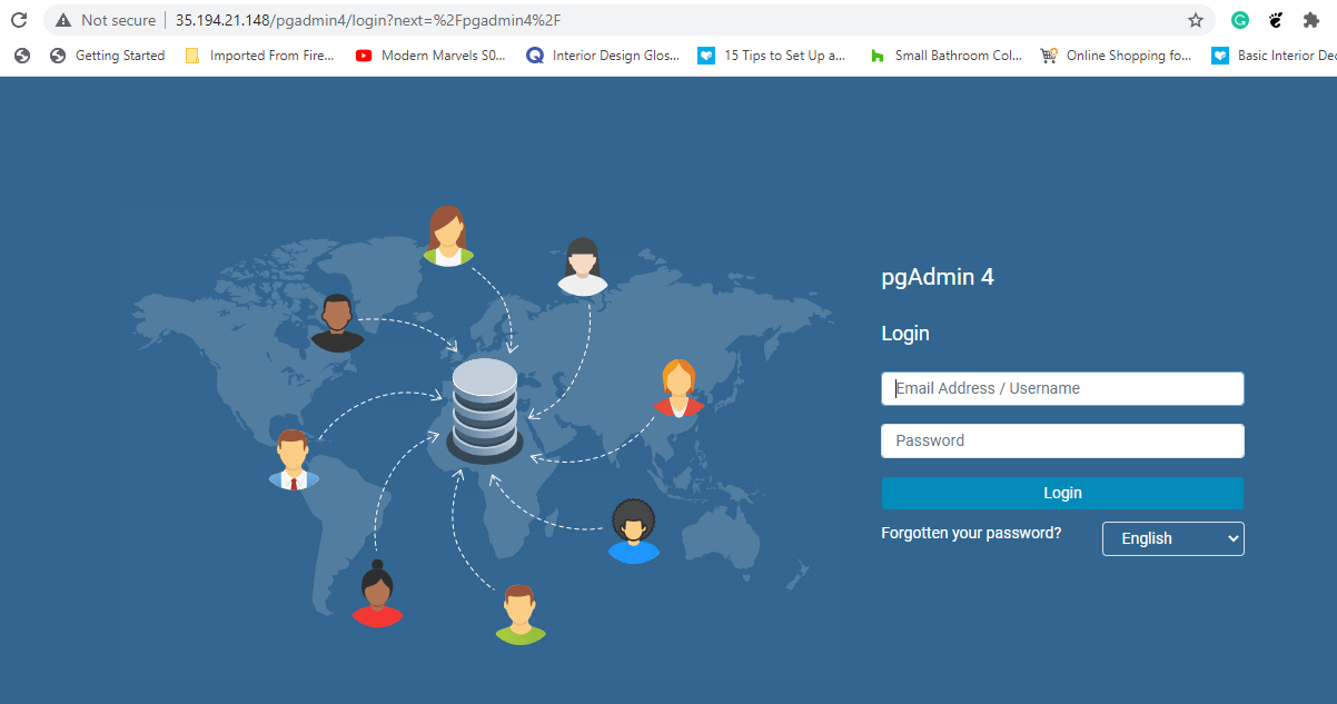 pgadmin4 Login