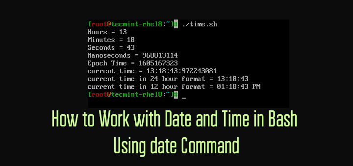 How To Get / Print Current Date in Unix / Linux Shell Script