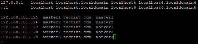 Configure Hostnames