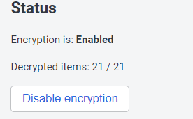 Disbale Encryption in Joplin