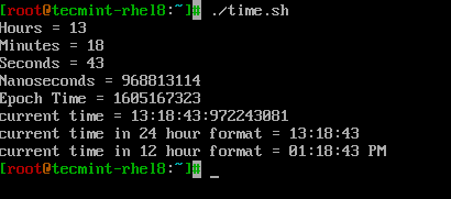 Find Time in Linux Using Script