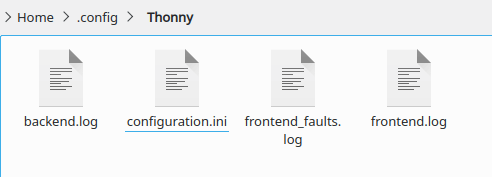 Thonny Configuration File