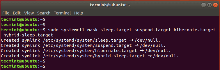 Disable Suspend and Hibernation in Ubuntu