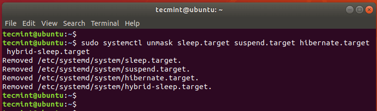 Enable Suspend and Hibernation in Ubuntu